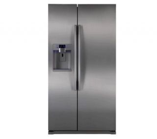 SamsungStainles 25 cu ft SxS Counter Depth InDoor Ice Refrigerator 