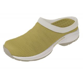 Merrell Mesh Slip on Comfort Mules with Removable Insoles —