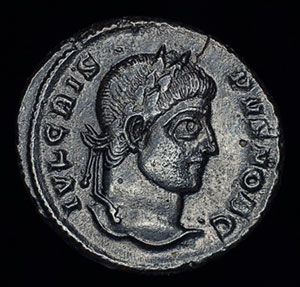 Roman Crispus Bronze AE VOT as Caesar Coin