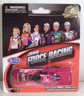 BRAND NEW 1 64 ACTION FUNNY CAR 2012 PINK TRAXXAS COURTNEY FORCE