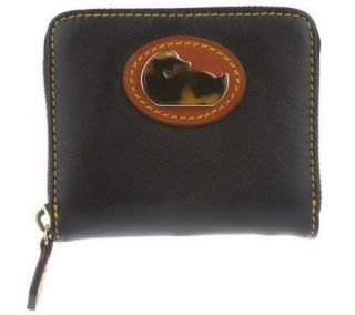 As Is Dooney& Bourke Fair field Leather Small Wallet —