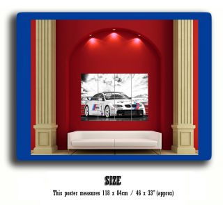 BMW M3 E90 Sports Car Giant Wall Poster Print EN601