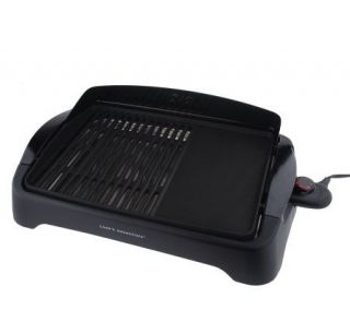 CooksEssentials Nonstick Table Grill w/Removable Backsplash — 