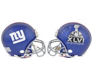 Super Bowl XLVI Eli Manning Autographed Pro Line Game Helmet