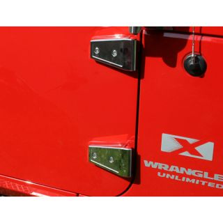 2007 2011 Jeep Wrangler JK Door Hinge Covers (set of 8) 4 Door