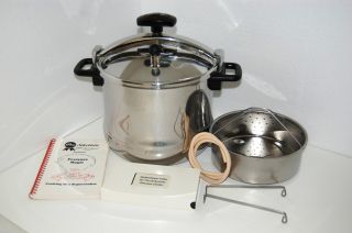  Pro Selection Classic 10 Liter Stainless Steel Pressure Cooker/Fryer