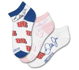 NASCAR Dale Earnhardt Jr Womens Socks   3 Pack —
