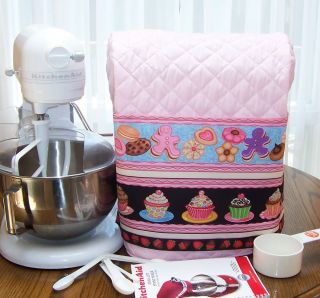 Pink Kitchen Aid Mixer Stand Cover Cupcake Cookie Pocket 4 5 5 677