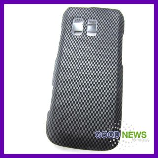 talk samsung messager r451c carbon fiber hard case phone cover