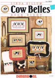 Cow Belles Cross Stitch Patterns Book 8 Linda Gillum