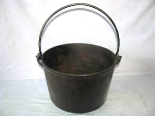  Iron Heavy Handle Footed Kettle Bean Cowboy Camp Fire Gypsy Pot