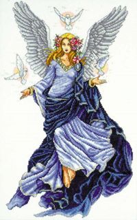 Design Works Counted Cross Stitch kit 12 x 18~ CELESTIAL ANGEL #2347