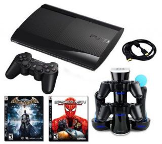 PS3 Slim 250GB Hero Bundle with 2 Games, Charger, and More —