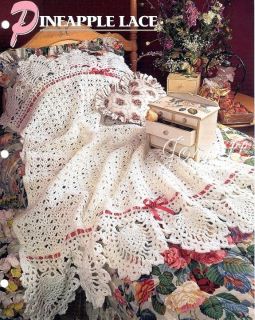 Pineapple Lace Afghan Annies Crochet Pattern