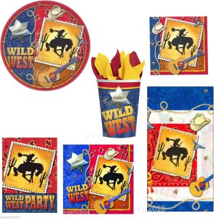 Wild Wild West Country Western Birthday Party Supplies Create Your Set