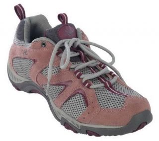 Ryka Outdoor Suede & Mesh Lace up Shoes   A200887