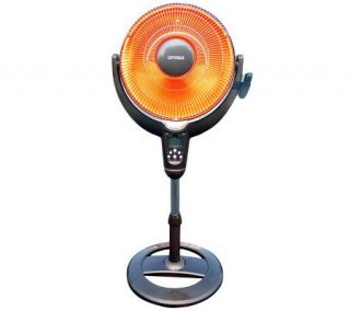 Optimus H 4501 14 Oscillating Pedestal Dish Heater w/ Remote
