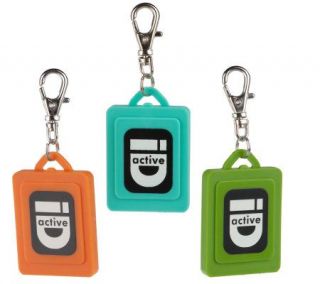 Lisa Jenks Utility ID Set of 3 Colored Charms —