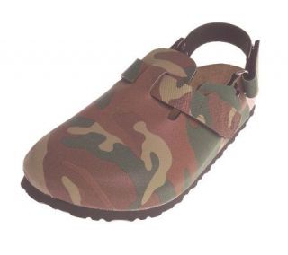 Birkenstock Jungle Camouflage Clogs with Backstrap —
