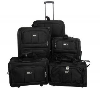 Ciao 1500 Denier 5 pc. Vertical Expandable Luggage Set —