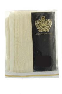 Court of Versailles New Sebastian Ivory Silk 26x26 Pillow Sham Bedding