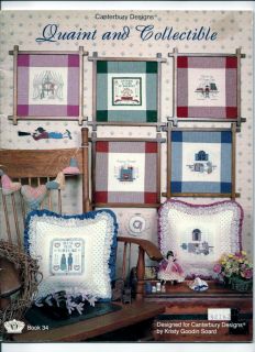 Canterbury Designs Quaint and Collectible Cross Stitch