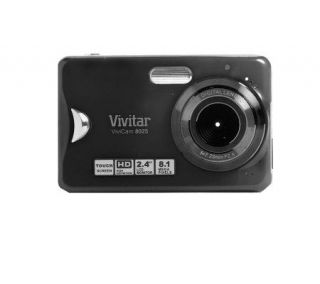 Vivitar ViviCam V8025S 8.1MP Digital Camera   Black   E204391