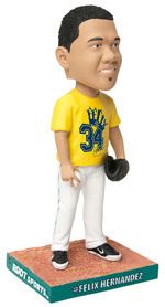  KINGS COURT Bobblehead Seattle Mariner 6/15/12 2012 SGA Cy Young