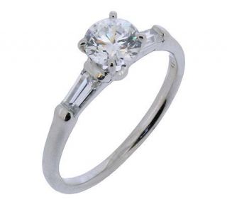 Epiphany Diamonique 1.50 ct tw Round and Baguette Ring   J111674