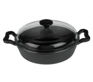 Paula Deen Hammered Cast Iron 10 Everyday Saute with Lid —