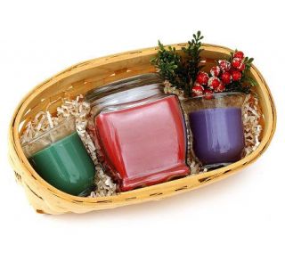 Holiday Candle Gift Basket by Valerie —