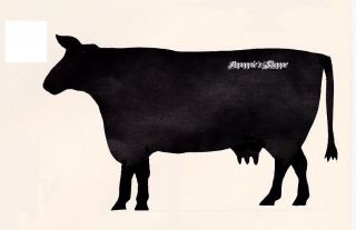 Cow Stencil Crafts Signs Mylar Stencil