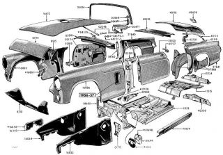 1949 59 Ford Car Parts Catalog   Thunderbird Crown Victoria Fairlane
