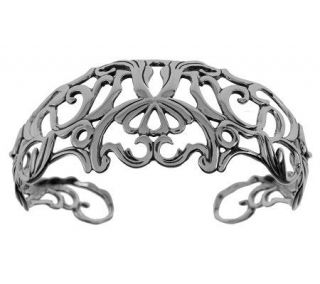 CarolynPollack Country Couture Sterling Small Cuff   J264928