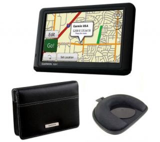 Garmin Nuvi 1490T GPS w/ Lifetime Maps, Carry Case, and Mount