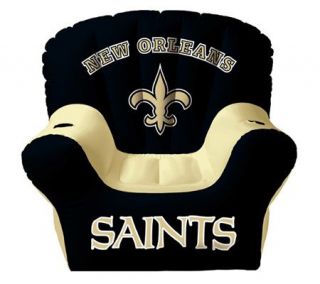 New Orleans Saints Inflatable Chair with two drink holders —