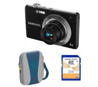 Samsung TL105 12.2MP Digital Camera with 2GB SDCard and Case