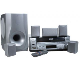 Audiovox 350 Watt Home Theater System with 5 Disc DVD Player& Remote 