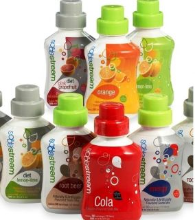 SodaStream Concentrated Flavored Soda Mix Syrup Many Flavor Choices