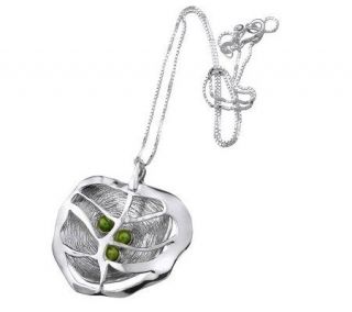 Hagit Gorali Layered Caged Vibes Pendant with Chain, Sterling 