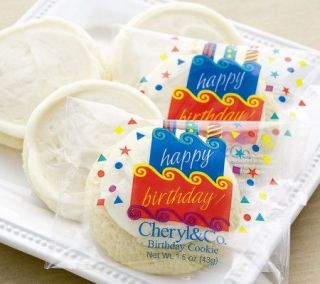 Cheryls 24 Piece Buttercream Frosted BirthdayCutouts   M109798
