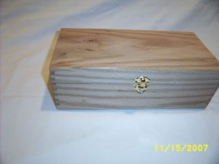  Handmade Solid Oak Tea Box
