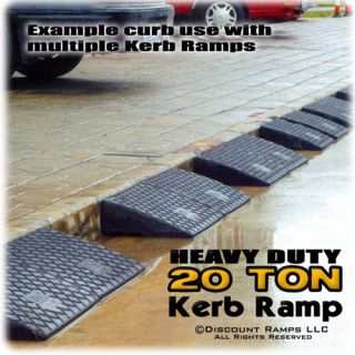 New 20 Ton Portable Rubber Curb Dolly Ramp 5 25 High