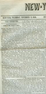 Newspaper China Opium Texas Corsica Mafia Slaves 1852