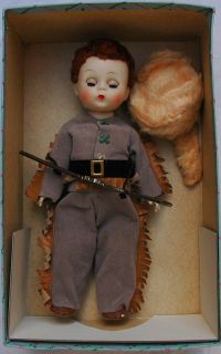 Vintage Madame Alexander Kins Davy Crockett 8 Doll in Original Box C