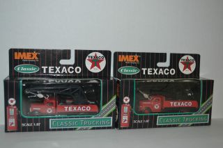  2 Imex Texaco Crane Trucks HO