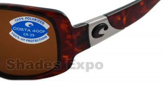 New Costa Del Mar Sunglasses CS TI 10 Tortoise DAP Tippet Auth