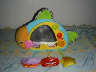 Fisher Price Musical Fish Crib Toy with Mirror Sounds