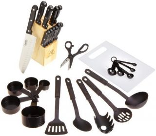  29 PC Piece Knife Kitchen Tool Set Knives Utensil Gadget