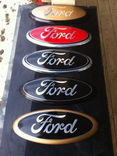  11 Ford Trucks ALL 9 Grille Emblem CUSTOM COVER BLACK put over your 9